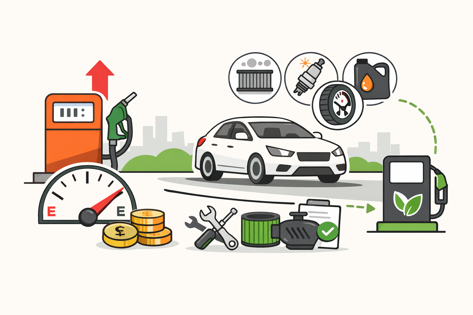 ⛽ Зростання вартості пального змушує уважніше стежити за технічним станом авто