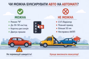 Чи можна буксирувати автомобіль з автоматичною коробкою передач: повний гайд і покрокова інструкція
