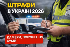 🚨 Штрафи в Україні 2026: за що реально штрафують водіїв