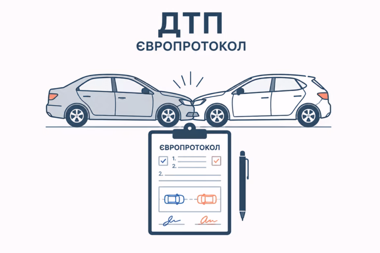 Як оформити ДТП без поліції: покрокова інструкція та коли можна скористатися Європротоколом