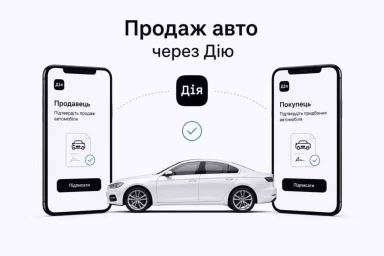 Переоформлення автомобіля через Дію: покрокова інструкція, документи та що потрібно знати