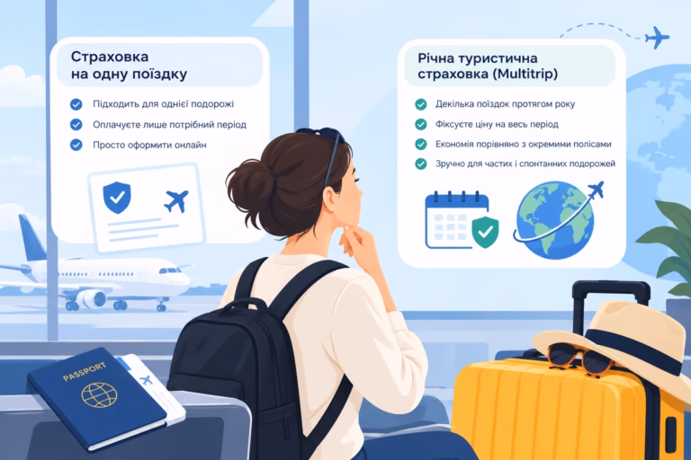 Туристична страховка онлайн: що вигідніше — купувати поліс перед кожною поїздкою чи оформити річну страховку?